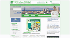 Desktop Screenshot of federfarmagenova.it