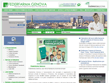 Tablet Screenshot of federfarmagenova.it